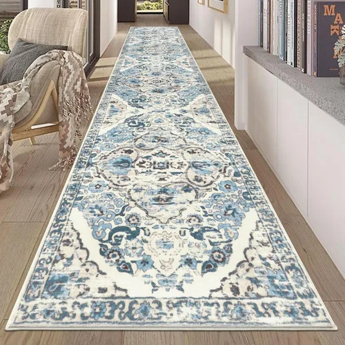 Miniatura 62 de HEBE Alfombra Pasillo 2'x10' Lavable Vintage Desgastada Alfombras de Área Antideslizante Alfombra de Lavandería Boho Alfombras de Piso para Pasillos