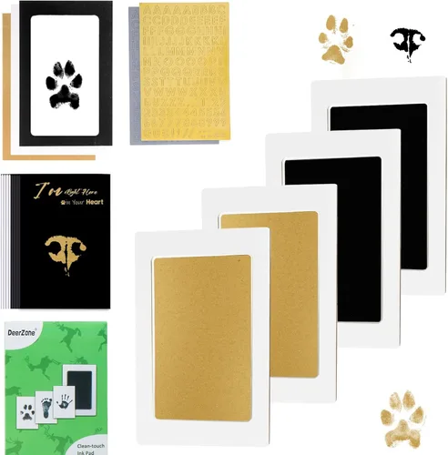 Miniatura 11 de DeerZone Kit de impresión de huellas sin tinta, kit de impresión de huellas de perro, kit de impresión de nariz de perro, almohadillas de tinta