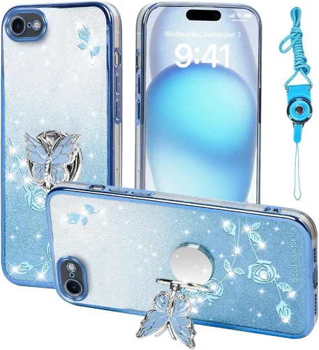 Miniatura 23 de para Apple iPhone 6 (12 cm) Funda para teléfono, para iPhone 6S Funda para teléfono móvil para mujeres y niñas, Funda protectora de TPU con diseño