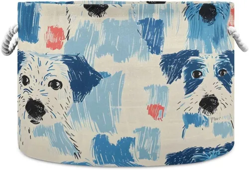 Miniatura 33 de senya Cesta de almacenamiento grande plegable bolsa de ropa redonda plegable de tela para ropa sucia cesta de lavado plegable para niños coches