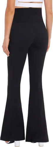 Miniatura 5 de Pantalones acampanados de maternidad sobre el vientreleggings elásticos con parte inferior acampanada estilo palazzo para yoga y trabajo