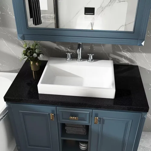 Miniatura 2 de Laatse Papel tapiz negro para despegar y pegar, papel de contacto brillante de 15.7 x 78.7 pulgadas, autoadhesivo decorativo para encimera de pared