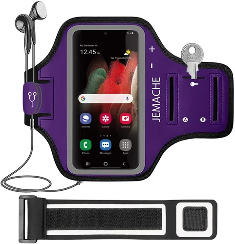 Miniatura 8 de Brazalete para Galaxy S26 S25, resistente al agua, gimnasio, correr, entrenamientos, teléfono para Samsung Galaxy S26 S25 S24 S23 S22 con tarjetero
