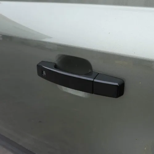 Miniatura 6 de ABS Car Exterior Door Grab Manijas Cubierta para Land Rover Defender 110 2020 Accesorios de coche (negro)