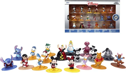Miniatura 2 de Jada Toys Disney 1.65" 18-Pack Serie 1 - Figuras coleccionables de metal fundido a presión, juguetes para niños y adultos (33201)