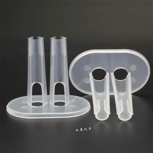 Miniatura 2 de ARTIBETTER Soporte de muñeca para pies de plástico transparente, juego de 12 piezas de 3.14 x 1.96 x 2.75 pulgadas, soporte vertical de exhibición