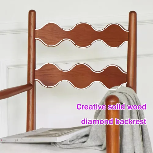 Miniatura 4 de Sillas de comedor tapizadas, silla de cocina con respaldo, silla de sala de estar con brazos versátil asiento de comedor de granja, sillas
