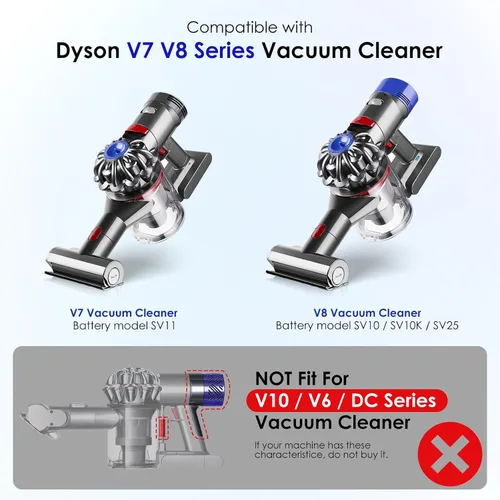 Miniatura 2 de Interruptor de gatillo metálico V7 V8 mejorado compatible con accesorios de reparación de aspiradoras Dyson V7 V8, accesorios de reparación de botón