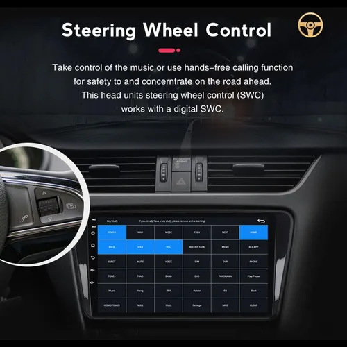 Miniatura 5 de 9 pulgadas Android 9.0 IPS pantalla coche estéreo radio navegación GPS para Isuzu DMAX 2007-2011 unidad principal Bluetooth reproductor multimedia