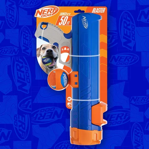 Miniatura 9 de Nerf - Juguete de pelota de tenis para perro, ideal para pescar, recarga manos libres, lanza hasta 50 pies, pelotas incluidas, varios tamaños