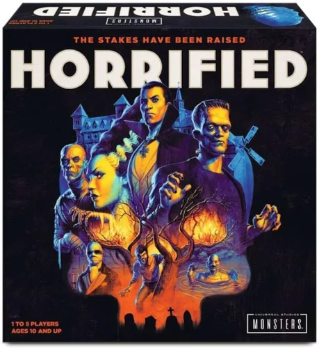 Ravensburger Horrified: Universal Monsters Juego de mesa de estrategia inmersiva para niños y adultos a partir de 10 años - 1 a 5 jugadores