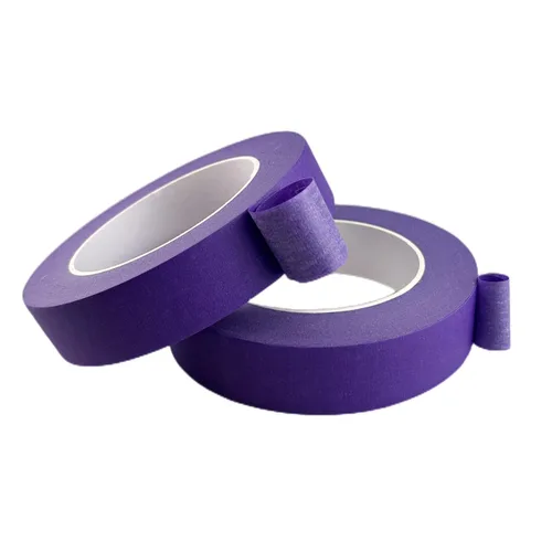Miniatura 2 de Cinta adhesiva morada, 1 pulgada x 55 yardas, 2 rollos, cinta de pintores para pintura, hogar, oficina, papelería escolar, artes, manualidades