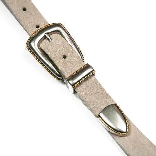 Miniatura 5 de Lucky Brand Cinturón de cuero inspirado en el oeste para mujer Clásico Patrimonio Americano Casual Vintage Vaquero