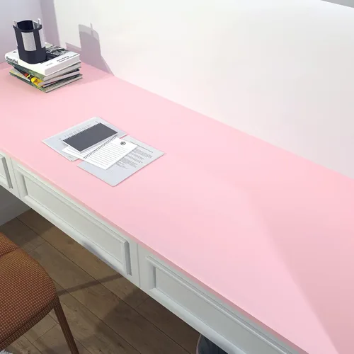 Miniatura 3 de Decotalk Papel tapiz de 12 x 120 pulgadas, tipo despegar y pegar, rosa, adhesivo, para dormitorio, armario o estantes de niñas, autoadhesivo, mate