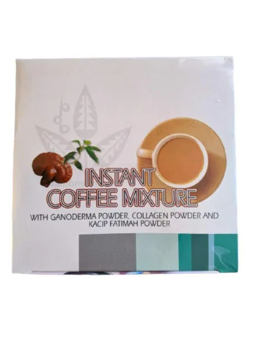 Miniatura 2 de Diamond Interest Cabello saludable Piel y Uñas Café con Ganoderma, Colágeno y Kacip Fahtima (estuche)