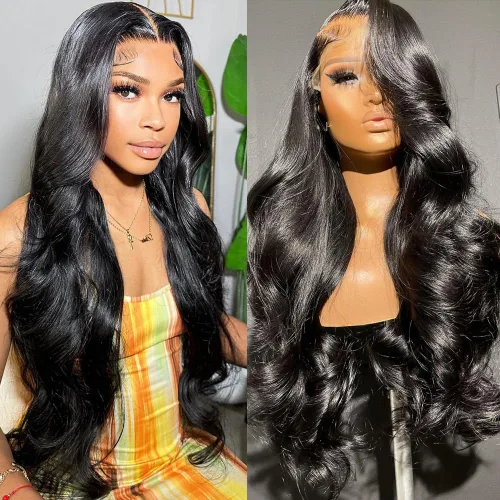 Miniatura 22 de Peluca Rubia Miel Cabello Humano Body Wave 13x6 Encaje Frontal Pelucas de Cabello Humano Para Mujeres Negras 22 Pulgadas
