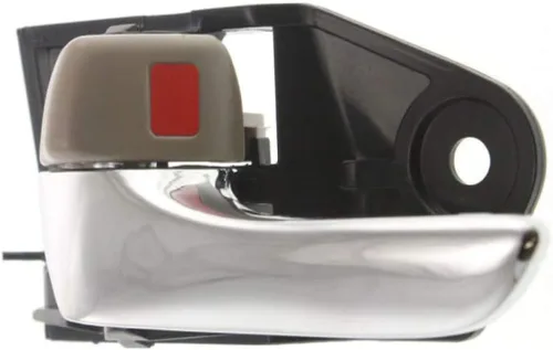 Miniatura 6 de Para Toyota Avalon 2005-2012 Manija de puerta interior delantera o trasera, lado del conductor palanca cromada Con botón de bloqueo de puerta