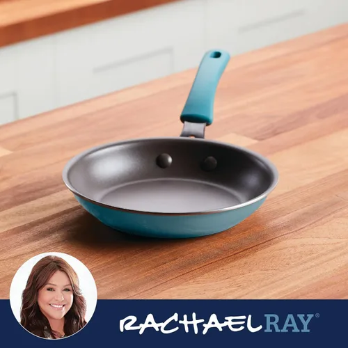 Miniatura 6 de Rachael Ray Cook + Create - Sartén antiadherente de 8.5 pulgadas, Agave Azul