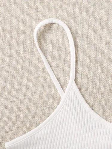 Miniatura 3 de Floerns Camisola sin mangas con estampado de letras para mujer
