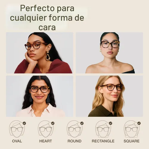 Miniatura 5 de miyya Gafas de luz azul para mujeres y hombres – Monturas gruesas de gran tamaño bloqueador de luz UV y azul, accesorios elegantes para gafas
