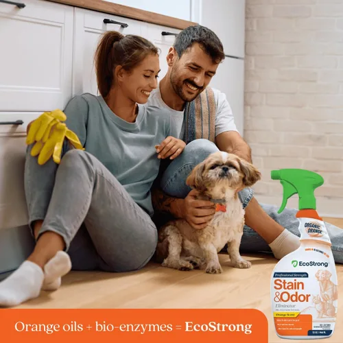 Miniatura 7 de Eliminador de olores de naranja Desodorizante de olores para mascotas para olores fuertes Limpiador de manchas enzimáticas para gatos, perros