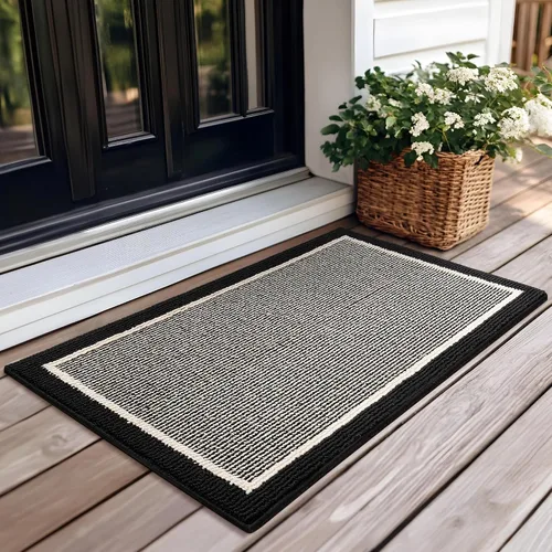 Miniatura 32 de GRANNY SAYS Tapete para puerta, de 32 x 20 pulgadas, tapete de bienvenida para exteriores, antideslizante, absorbe la suciedad para la entrada