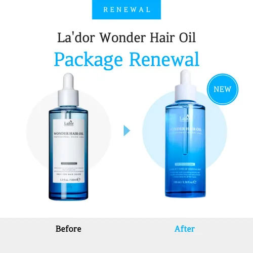 Miniatura 2 de LA'DOR LADOR Wonder - Aceite para el cabello, antiencrespamiento, sin enjuague, ligero y sin enjuague, aceite de aguacate y argán de escualano