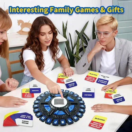 Miniatura 7 de rytopt Juego De Mesa, Juegos De Mesa En Español, 24 Letras, 2-8 Jugadores, Tiempo de Juego de 15-20 Minutos, Juegos de Mesa para Adultos