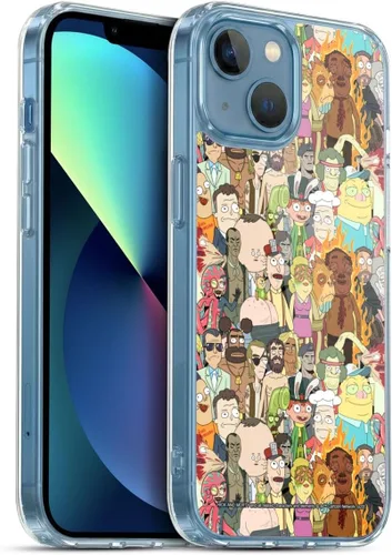 Miniatura 122 de Head Case Designs Funda de gel con licencia oficial de Rick and Morty Aliens Season 3 [protección de grado militar] compatible con Apple iPhone 12