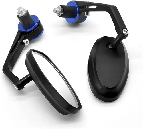 Miniatura 10 de KaftKO Motorbike Mirrors,for Yamaha tdm-900 850 mt125 mt03 mt01 mt125 03 01 xt660 22mm Motorcycle Mirror White Glass Handle Bar End Rearview Side