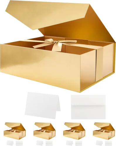Miniatura 41 de HAPPY POTATO Caja de regalo grande con tapa y cinta, caja de propuesta de padrino, caja de regalo magnética para regalos