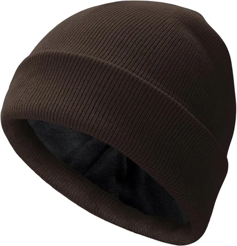 Miniatura 18 de PFFY Beanie for Men Women Unisex Knit Cuffed Plain Winter Thick Lined Beanies Hats