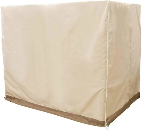 Miniatura 2 de Funda para columpio de patio, cubierta de hamaca de 3 plazas triples, cubierta impermeable para toldo deslizante, 210D