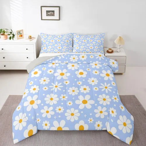 Miniatura 29 de Feelyou Juego de edredón con estampado de elefante étnico para niñas y niños, edredón de elefante, estilo bohemio exótico, juego de ropa de cama