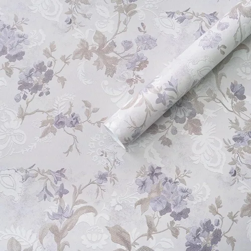 Miniatura 17 de Ismoon Papel tapiz de contacto floral rosa bohemio para despegar y pegar, 16.1 x 78.7 pulgadas, papel de pared autoadhesivo extraíble para gabinetes
