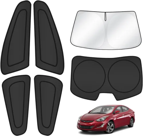 Miniatura 117 de T TGBROS Parasol para parabrisas para Honda Civic 2022-2025 2026, parasol grueso con bloqueo UV y opaca, para privacidad, plegables, 8 accesorios
