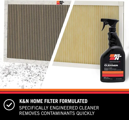 Miniatura 2 de K&N Limpiador de filtro HVAC: limpiador y refresco de filtro de botella de spray de 32 onzas; restaura el rendimiento del filtro de aire K&N Home