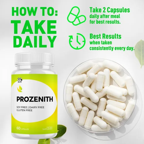 Miniatura 5 de Paquete de 3 cápsulas Prozenith, suplemento oficial de Prozenith con todos los ingredientes naturales, píldoras Pro Zenith Advanced Formula Wellness