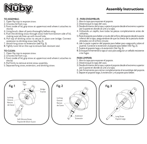 Miniatura 7 de Nuby 2pkThirsty Kids Flip-it - Taza de refuerzo impresa con popote fino y suave, 12 onzas, más de 18 meses, el paquete de 2 unidades puede variar