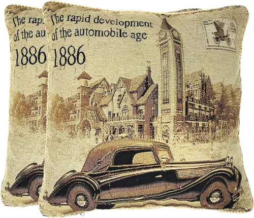 Miniatura 19 de Tache Home Fashion Funda de almohada 16 x 16 Down The Chimney