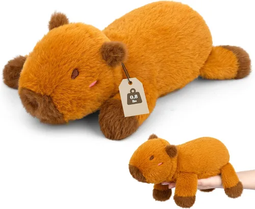 Miniatura 8 de 11 Inch Weighted Turtle Stuffed Animal, Soft Sea Turtle Soccer Plush Toy with Football Body, Cute Weighted Plushies for Kids Boys Girls, Ideal