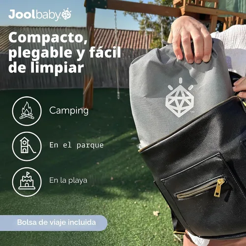 Miniatura 6 de Jool Baby Silla portátil de entrenamiento para ir al baño con bolsa de viaje y 30 forros, plegable, para uso en interiores y exteriores, camping