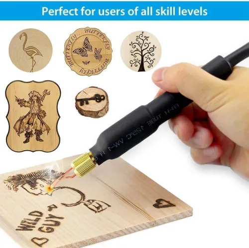Miniatura 2 de TOPCHANCES - Pluma de combustión de madera para 60 W (pluma de pirografía)