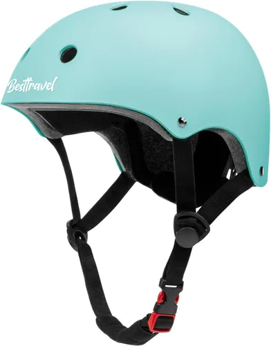 Miniatura 10 de Besttravel Casco para niños, casco ajustable para niños pequeños de 3 a 8 años de edad, para niños y niñas, seguridad multideportivo Azul