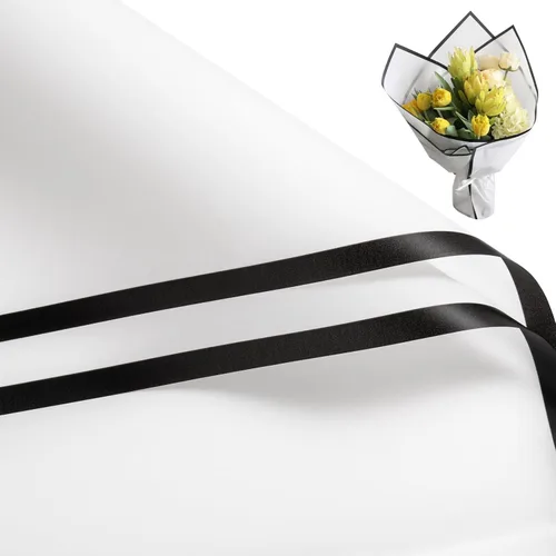 Miniatura 10 de RUSPEPA 20 Hojas de Papel para Envolver Flores, Papel para Envolver Ramos Florales Impermeable, Papel de Embalaje para Suministros de Floristería