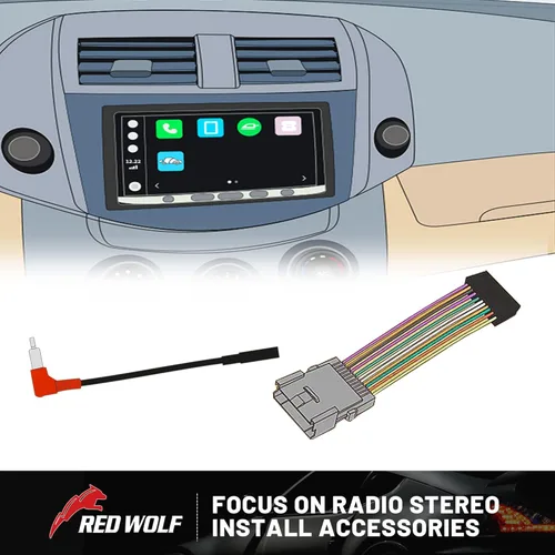 Miniatura 6 de RED WOLF Arnés de cableado de radio para automóvil, resistencias integradas, protege los vehículos, reemplazo de batería para Toyota Tundra