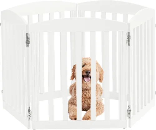 Miniatura 9 de SPIRICH Puerta para perros extra ancha de 120" y 28" de alto para interiores, puertas para perros para marcos de puertas, escaleras, la casa, puerta