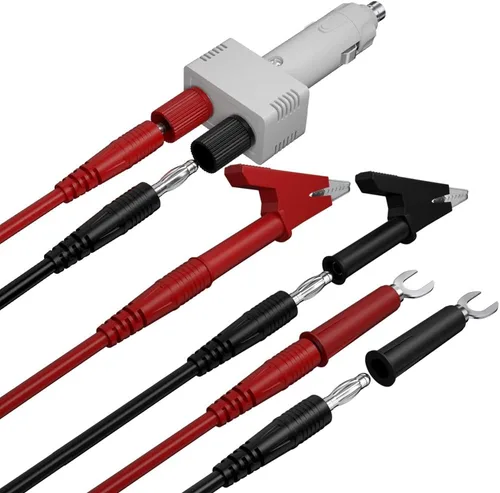 Miniatura 2 de Enchufe para encendedor de cigarrillos de 12 V a hembra Adaptador de cable de alimentación Kit de cable de extensión Pinzas de cocodrilo