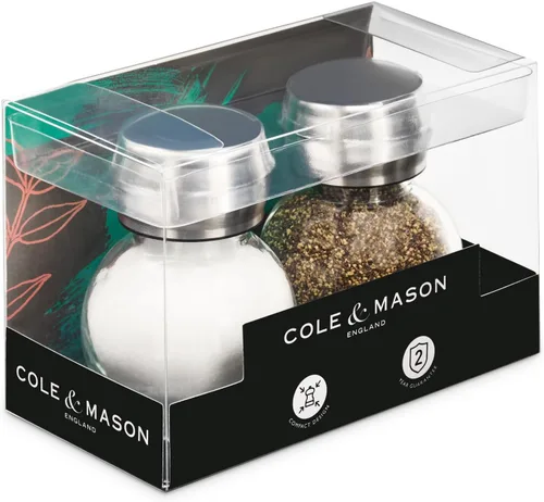 Miniatura 2 de Cole & Mason Darlington - Juego de salero y pimentero, salero y pimentero, accesorios para el hogar y la cocina, esenciales de cocina, juego