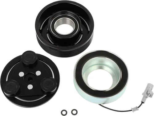 Miniatura 12 de cciyu Embrague del compresor de aire acondicionado 1993-1997 para Ford E-350 Econoline 7.3L 1993-1997 para Ford E-350 Econoline Club Wagon 7.3L